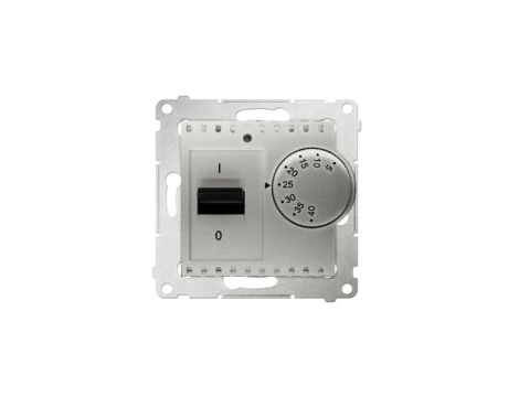 Simon 54 Regulator temperatury 5-40C IP20 srebrny mat DRT10W.02/43