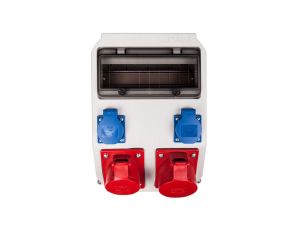 Rozdzielnica budowlana ADAMÓW 32A/5P 16A/5P 2x2P+Z bez zabezpieczeń 9036522W