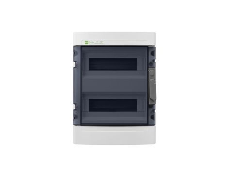 Rozdzielnica hermetyczna EP-LUX natynkowa 2x12 1500V DC1000V AC PE+N dymny IP65 1956-01
