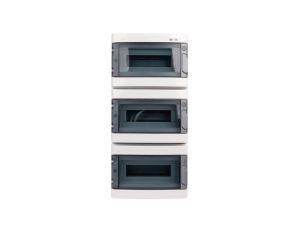 Rozdzielnica hermetyczna EP-LUX RN 3x12 1000V AC 1500V DC PE+N dymny IP65 1958-01