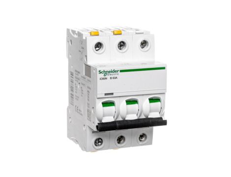 Wyłącznik nadprądowy 3P B 63A 6kA AC iC60N-B63-3 A9F03363