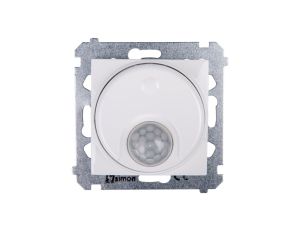 Simon 54 Czujnik ruchu z przekaźnikiem i zabezpieczeniem biały DCR11P.01/11