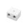Złączka gwintowa porcelanowa 16mm 2-tory biała z 1 otworem montażowym CPO-30A-2P 80732516