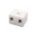 Złączka gwintowa porcelanowa 4mm 2-tory biała z 1 otworem do przykręcania CPO-5A-2P 80712516