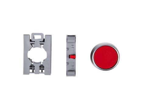 Przycisk sterowniczy 22mm czerwony z samopowrotem 1R SP22-KC-01