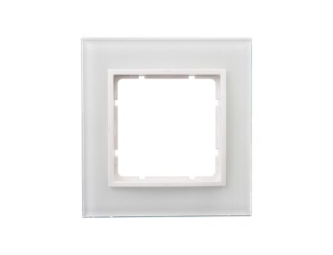 Berker B.7 Ramka pojedyncza szklana śnieżnobiała 10116909