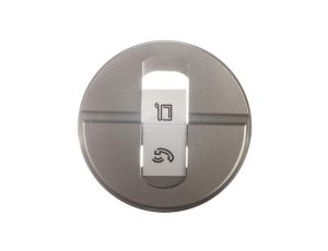 CELIANE Plakietka gniazda pojedynczego RJ45 tytan 068551