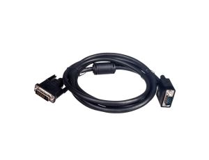 Kabel adapter DVI-I Dual Link Typ DVI-I(24+5)/VGA, M/M czarny 2m AK-320300-020-S
