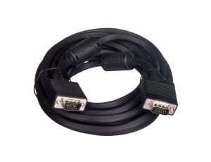 Kabel połączeniowy SVGA Typ DSUB15/DSUB15, M/M czarny 5m AK-310103-050-S