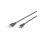 Kabel USB 3m czarny USB A/M wtyk - miniUSB B/M wtyk s/USB 2.0 AK-300108-030-S