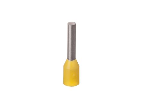 Końcówka tulejkowa izolowana TI 1mm2/8mm żółta cynowana TI1L8DE /100szt./