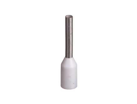 Końcówka tulejkowa izolowana TI 0,5mm2/8mm biała cynowana TI0,5L8x500 /500szt./