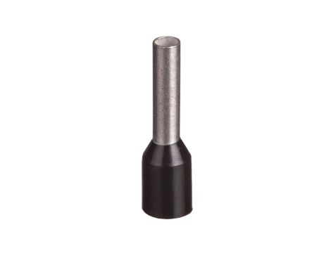 Końcówka tulejkowa izolowana TI 1,5mm2/8mm czarna cynowana TI1,5L8x500 /500szt./