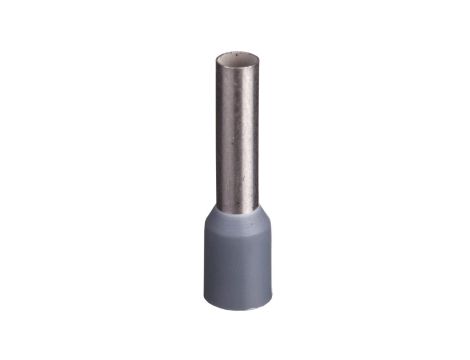 Końcówka tulejkowa izolowana TI 4mm2/12mm szara cynowana TI4L12x500 /500szt./