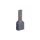 Końcówka tulejkowa izolowana TID 2x4mm2/12mm szara cynowana TID2x4L12 /100szt./