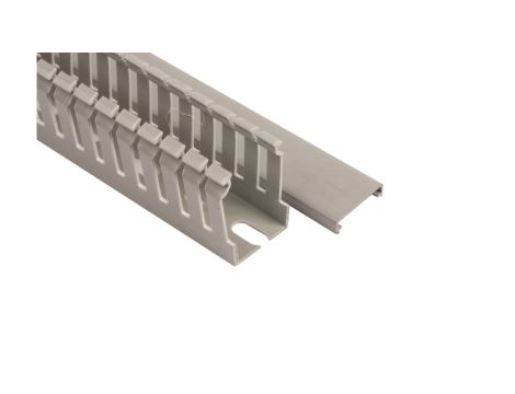 Korytko grzebieniowe 25x40x2000mm jasnoszare E134