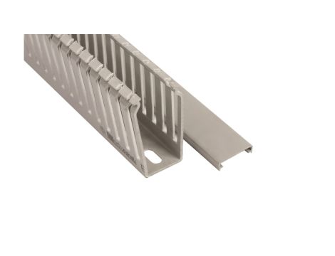 Korytko grzebieniowe 25x60x2000mm jasnoszare E74