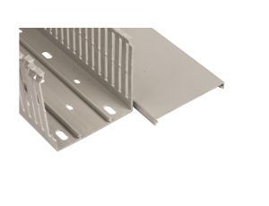 Korytko grzebieniowe 80x80x2000mm jasnoszare E124