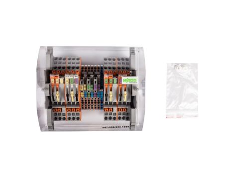 Listwa pomiarowa LPW 19-torowa 230V AC równoległa 847-356/230-1000