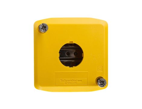 Obudowa kasety 1-otworowa 22mm żółta IP65 XALK01