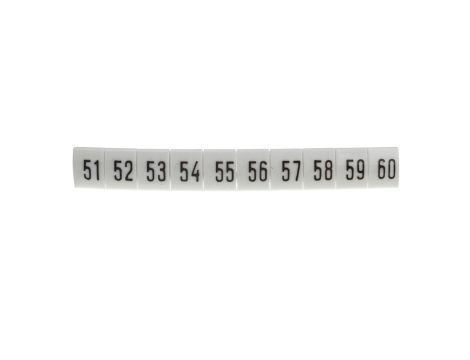 Oznacznik biały DK2/Z5 /51-60/ 89298006 (100szt.)