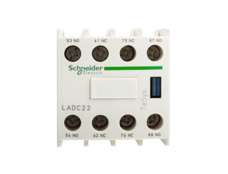 Styk pomocniczy 2Z 2R montaż czołowy LADC22