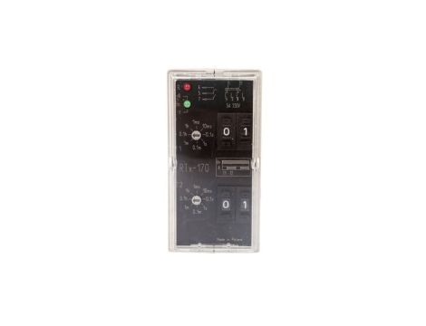 Przekaźnik czasowy 2P 5A 0,001sek-99h 220-230V AC/DC praca cykliczna,(start od opóźnionego załączenia) RTX-170 220/230