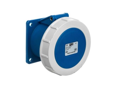 Gniazdo tablicowe 32A 3P 230V /75x75/ niebieskie IP67 3232-6
