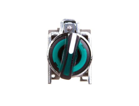 Przełącznik 2 położeniowy pokrętło 22mm zielony 1Z 1R bez samopowrotu XB4BK123M5
