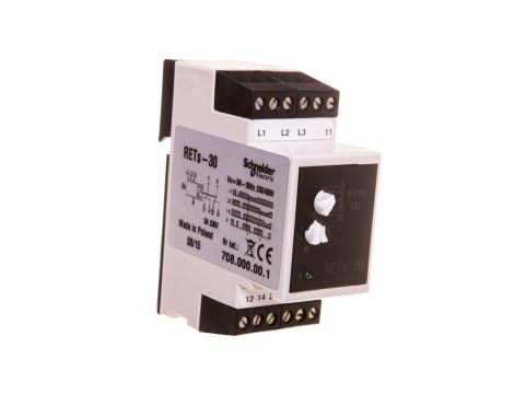 Przekaźnik zaniku i asymetrii faz 2P 5A 0,2-10sek 230/400V AC RETS-30 2602848
