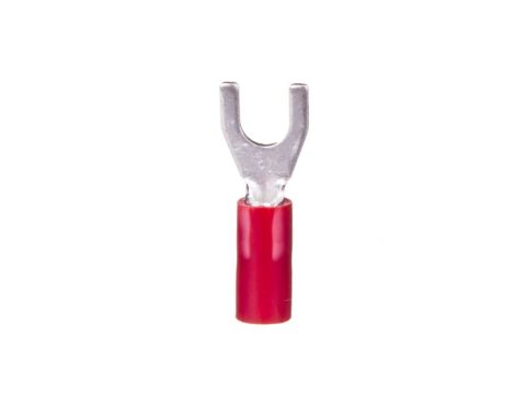 Końcówka widełkowa izolowana KWI 1/4 PCV E09KO-02030400400 /100szt./