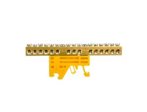 Zacisk przyłączeniowy 15x4mm2 żółty PE Z-3103 84010004