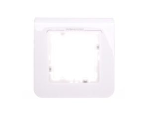 MOSAIC Ramka pojedyncza /2moduły/ antybakteryjna biała 078880