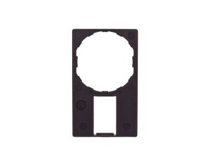 Szyld opisowy 30x50mm z etykietą biały/żółty 22mm czarny prostokątny ZBY6102