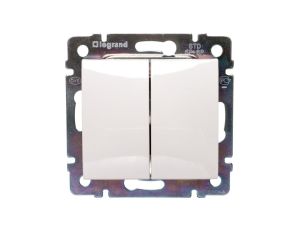 VALENA Przycisk przełączny podwójny kremowy 774118