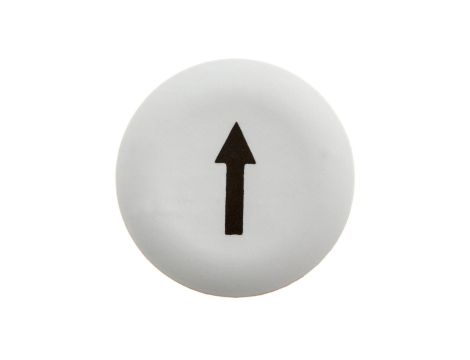 Wkładka do przycisku 22mm płaska biała do ZB5-AA0 STRZALKA ZBA334
