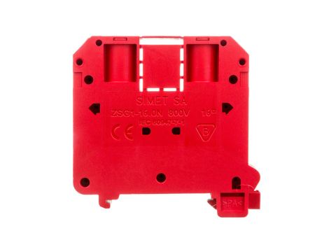 Złączka szynowa 2-przewodowa 16mm2 czerwona NOWA ZSG 1-16.0Nc 11621311
