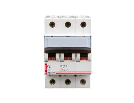 Wyłącznik nadprądowy 3P C 6A 10kA AC S313 TX3 404218