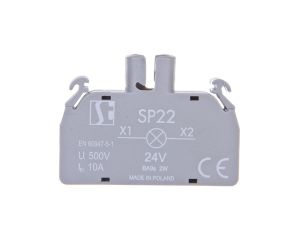 Oprawka lampki żarówka BA9s 24V AC/DC bez lampki SP22-1435R03