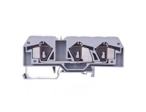 Złączka szynowa 3-przewodowa 16mm2 szara 283-671