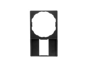 Ramka do etykiety 18x27mm czarna ZBZ33