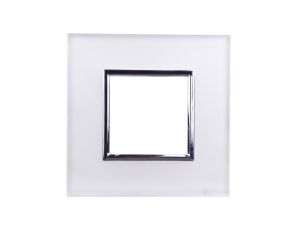 DANTE Ramka pojedyncza szkło PERL GLASS 4504181