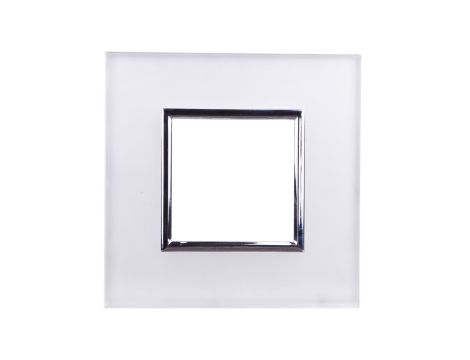 DANTE Ramka pojedyncza szkło PERL GLASS 4504181