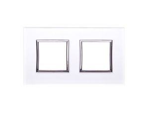 DANTE Ramka podwójna szkło PERL GLASS 4504182