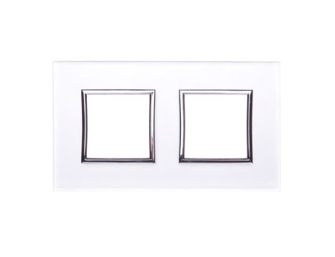 DANTE Ramka podwójna szkło PERL GLASS 4504182