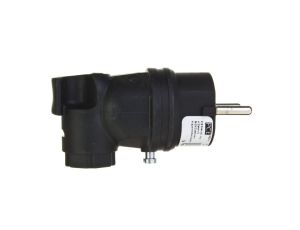 Wtyczka gumowa kątowa 10/16A 2P+Z 230V UNI-SCHUKO IP44 /guma-poliamid/ TAURUS 05821-s