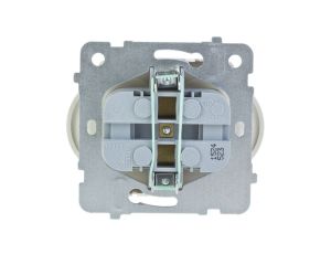 KARO Gniazdo podwójne z/u ecru perłowy GP-2SRZ/m/42