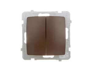 KARO Łącznik świecznikowy czekoladowy metalik ŁP-2S/m/40