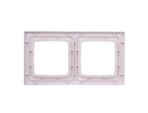 KARO Ramka podwójna ecru perłowy R-2S/42