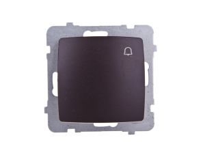 KARO Przycisk /dzwonek/ czekoladowy metalik ŁP-6S/m/40